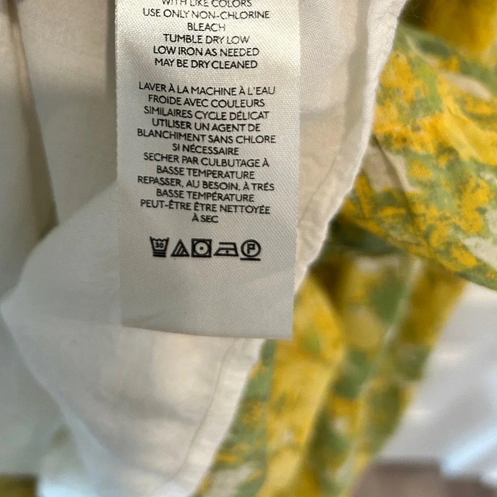 Free People Sundrenched Floral Tiered Maxi Sundress Yellow Size Medium - Picture 12 of 13